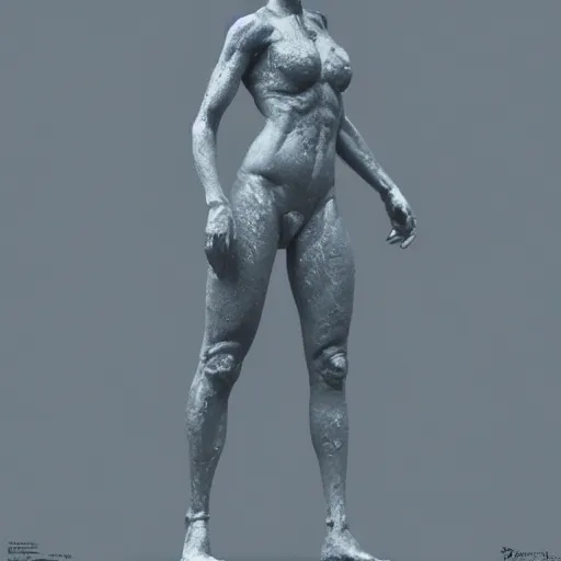 Image similar to human sculpture made out of spray paint air, highly detailed, atmospheric, CGSociety, artstation, 8k