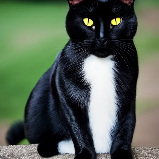 Image similar to black cat with red eyes, canon eos r 3, f / 1. 4, iso 2 0 0, 1 / 1 6 0 s, 8 k, raw, unedited, symmetrical balance, in - frame