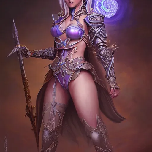 Prompt: ! dream night elf warden world of warcraft character portrait, ultra realistic, wide angle, intricate details, blade runner artifacts, highly detailed by peter mohrbacher, boris vallejo, hajime sorayama aaron horkey, gaston bussiere, craig mullins