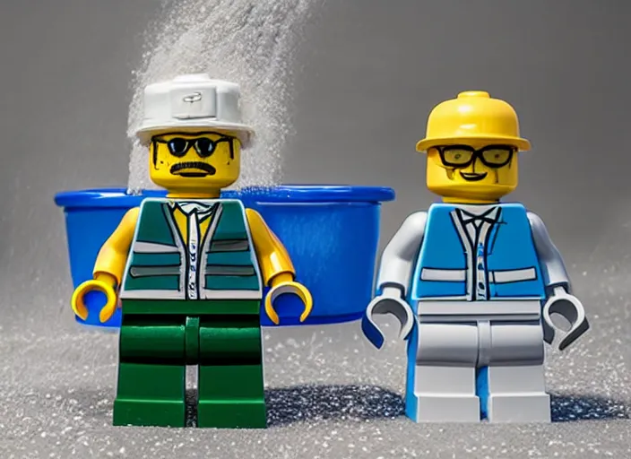 Image similar to product photo still of walter white breaking bad car wash lego playset, 8 k, 1 2 0 mm macro, f 1. 8, studio lighting, key light