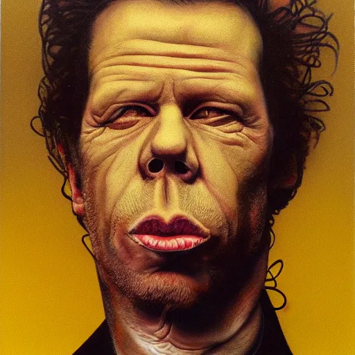 Prompt: Tom Waits by Trevor Brown