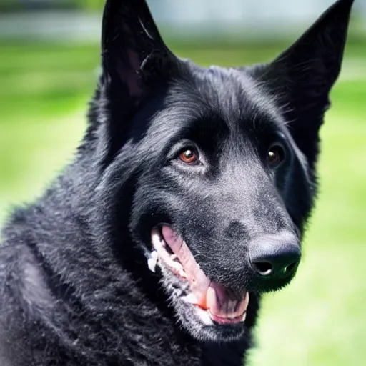 Image similar to black female belgian shepherd