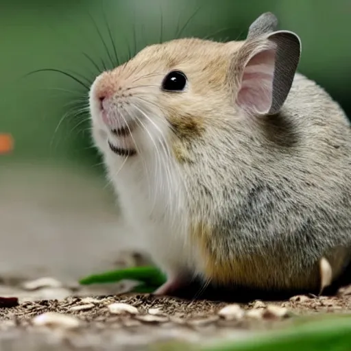 Prompt: pika hamster sneezing