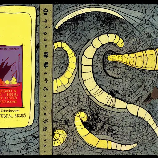 Image similar to illustration for arkady and boris strugatsky's book snail on the slope