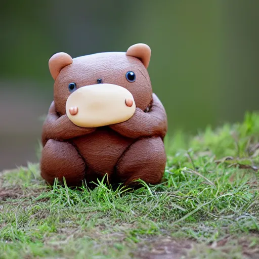 Image similar to cute clay beaver