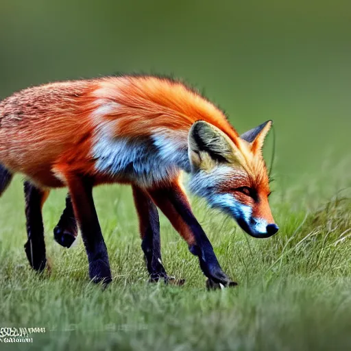 Prompt: a national geographic award winning photograph of a fox, nature photography, 4k, HD