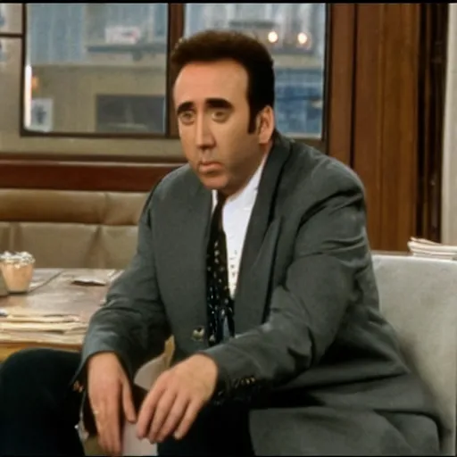 Image similar to nicolas cage on seinfeld