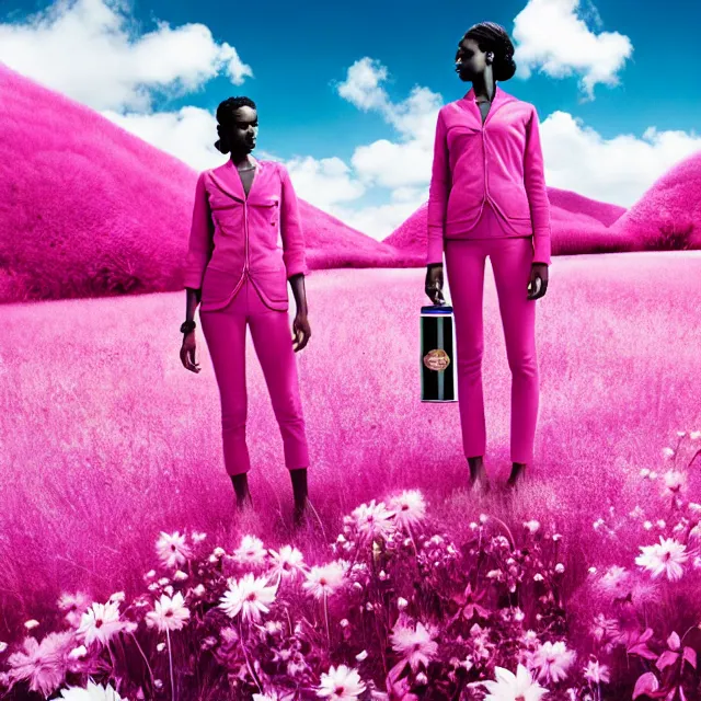 Image similar to fragrance advertising campaign by richard mosse