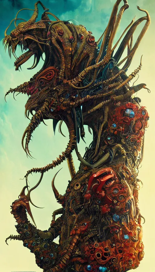 Image similar to exquisite imaginative imposing weird creature movie poster art humanoid anime movie art by : : james jean, imagine fx, weta studio james gurney