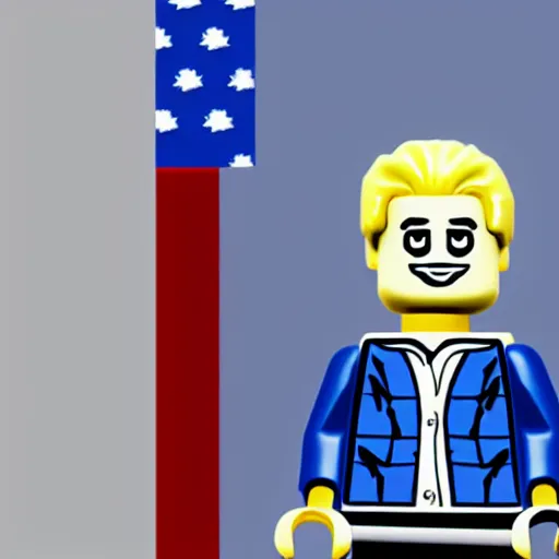 Image similar to joe biden made of lego