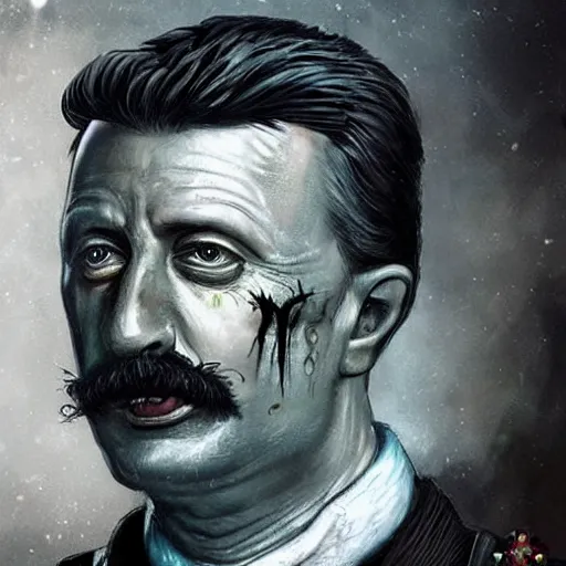 Prompt: igor ivanovich strelkov became a bloody ugly lovecraftian degenerate abomination, photo - realistic, color image, 2 k, highly detailed, bodyhorror, occult art