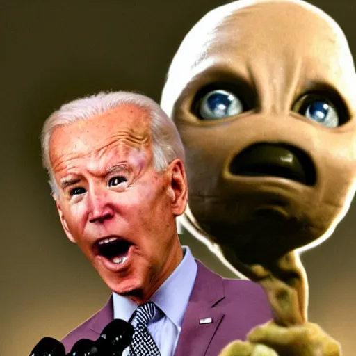 Image similar to e. t. joe biden g. i. joe