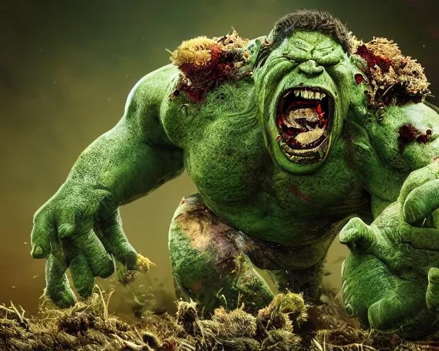 Image similar to 2 0 0 mm wildlife photography of an infected fungal horror giant hulk zombie running. highly detailed 8 k. intricate. lifelike. nikon d 8 5 0.