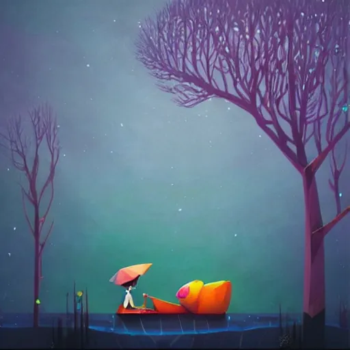 Image similar to low poly, pixar, la pianista Elesky tocando su piano en un surreal hybrid animals, nostalgia for a fairytale, magic realism, flowerpunk, mysterious vivid colors by andy kehoe and amanda clarke en un mundo de Gediminas Pranckevicius