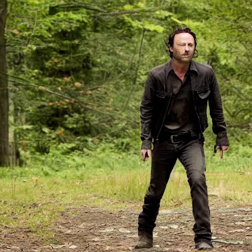 Image similar to Andrew Lincoln playing Glenn Rhee from the walking dead,8k,