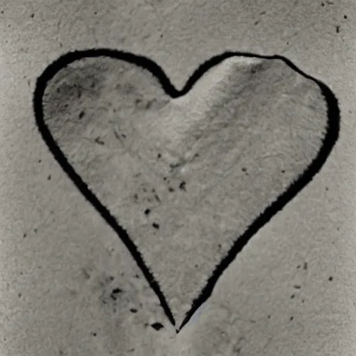 Prompt: A crumpled and burnt napkin in the shape of a heart, floating over a woman, by Lucien Clergue