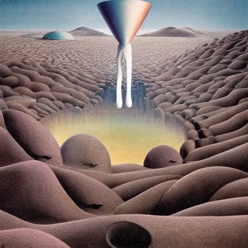 Image similar to abstract elemental inscape by Storm Thorgerson, gorgeous detailed matte painting, muted pastel colors