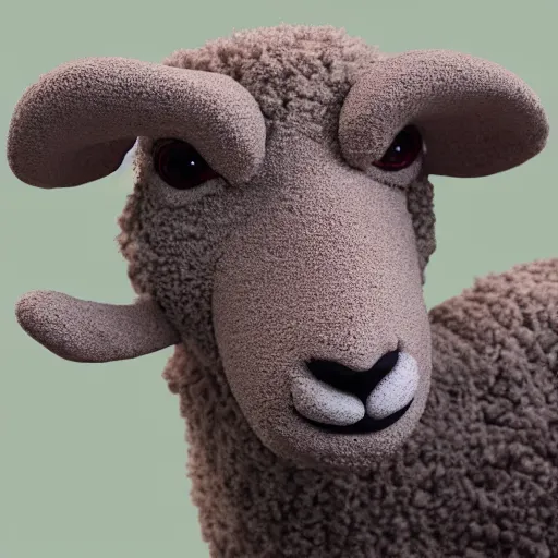 Image similar to anthropomorphic sheep