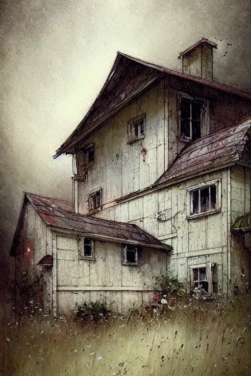 Prompt: ( ( ( ( ( 1 9 5 0 s retro future farm house. muted colors. ) ) ) ) ) by jean - baptiste monge!!!!!!!!!!!!!!!!!!!!!!!!!!!!!!