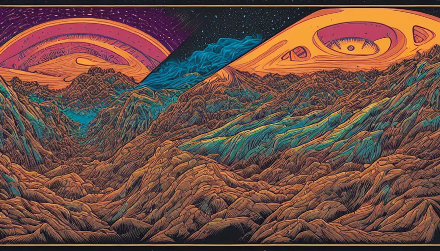 Image similar to the two complementary forces that make up all aspects and phenomena of life, by dan Mumford