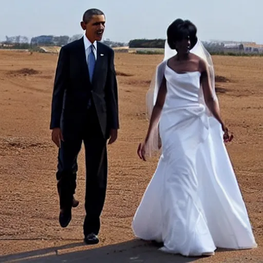 Prompt: obama marrying obama