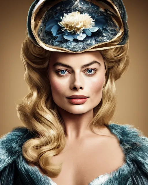 Image similar to Margot Robbie as milady de winter, styling by Tom Eerebout & Sandra Amador, clear makeup, clean hair, dry skin, clear skin, airbrushed, bright eye makeup, warrior body, photo by mario testino, 8k octane render, cinematic, hyper detailed, micro details, insanely detailed, trending on artstation, concept art