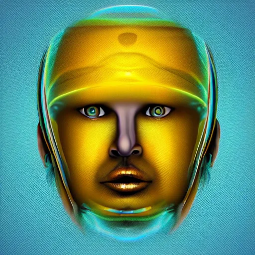 Image similar to human man that resembles a wasp morh in surreal sketch style, blue and yellow gradient, noise, ultrafine detail, hd 8k, logo illustration