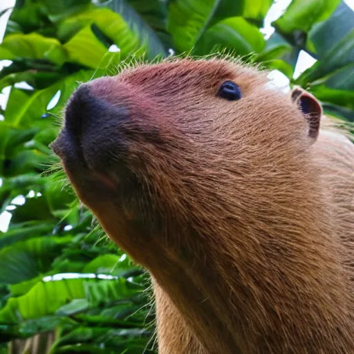 Image similar to Capybara coconut fusion