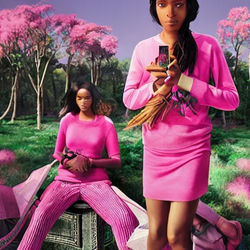 Image similar to portrait fragrance advertising campaign by richard mosse