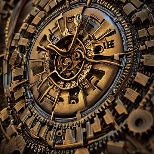 Prompt: A steampunk sacred tree portrait made of engraved full plate armor and gears, Macro shot by Justin Gerard, unreal engine, physically based rendering