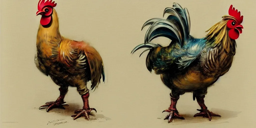 Prompt: ( ( ( ( ( 1 9 5 0 s retro future robot rooster. muted colors. ) ) ) ) ) by jean - baptiste monge!!!!!!!!!!!!!!!!!!!!!!!!!!!!!!