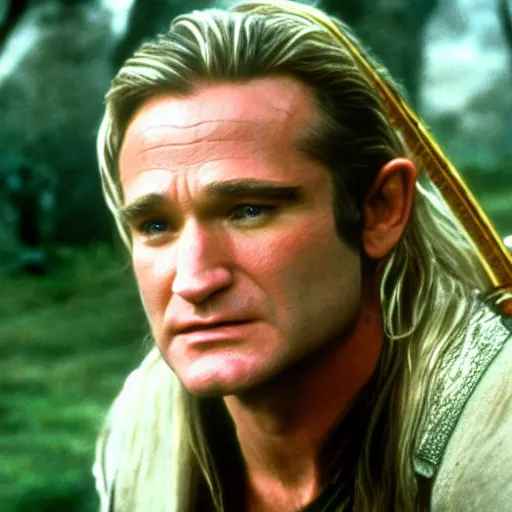 Image similar to Robin Williams as Legolas