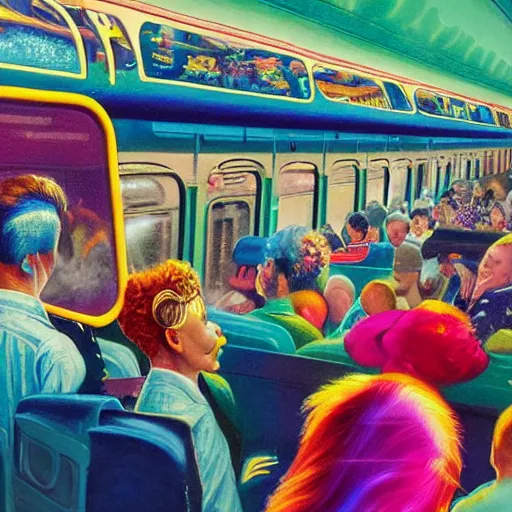 Image similar to sign that says 1 0 0, text 1 0 0, lisa frank, glorious, bedazzled, spectacled, amazing, unreal render, bokeh, studio lighting, ultradetailed, detailed and realistic painting of a giant warship plane, dieselpunk, historical photo of commuters in train to new york 1 8 9 0, everybody is looking at smartphones