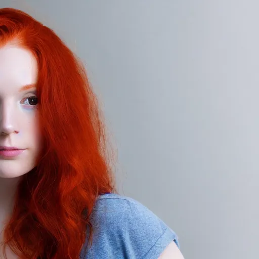 Image similar to a photo of a beautiful redhead woman