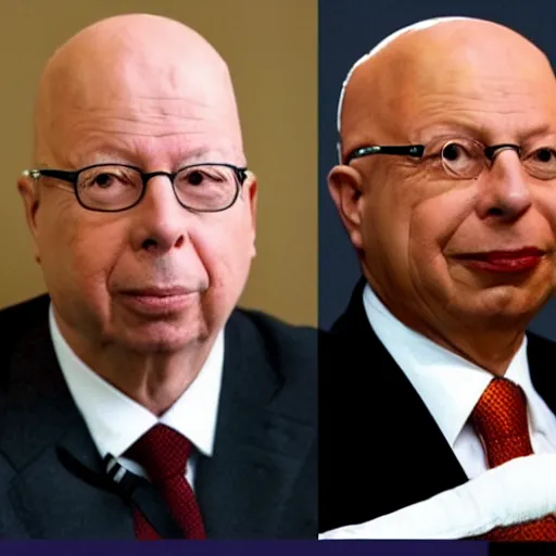 Image similar to the grim reaper has klaus schwab face