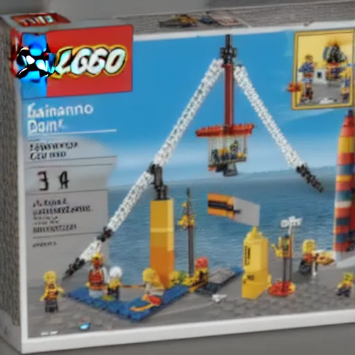 Prompt: Guantanamo bay Lego Set