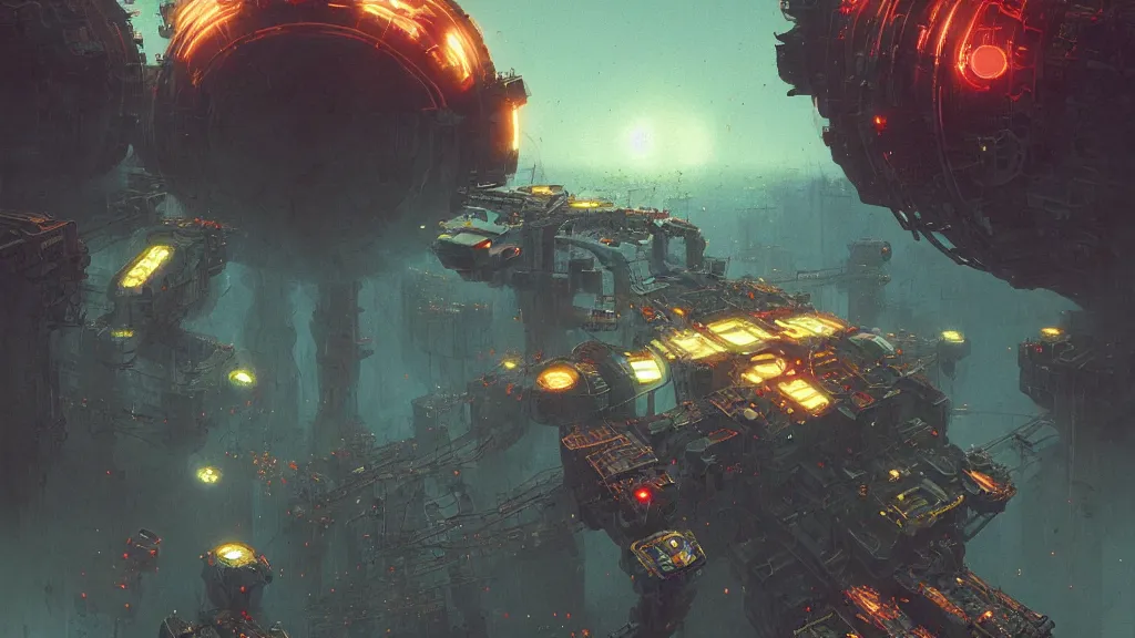 Prompt: a machine conjuring!!! an image!!! from noise!!!, by chris foss, marc simonetti, greg rutkowski, and diego gisbert llorens, cinematic closeup!!, colorful, intricate, clean, hopeful, 8 k render, volumetric lighting