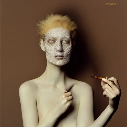 Prompt: Kodak Portra 400, 8K, soft light, volumetric lighting, highly detailed, britt marling style 3/4 , fine art portrait photography by Paolo Roversi, a Marmot smoking a cigarette, symbolic metamorphosis complex 3d render , 150 mm lens, art nouveau fashion embroidered, bust with intricate underwaters details, elegant, hyper realistic, ultra detailed, octane render, underwater soft colours, emotionally evoking, head in focus, fantasy, elegant, soft light, volumetric lighting, highly detailed, Refined, Highly Detailed, soft lighting colors scheme, fine art photography, Hyper realistic, photo realistic