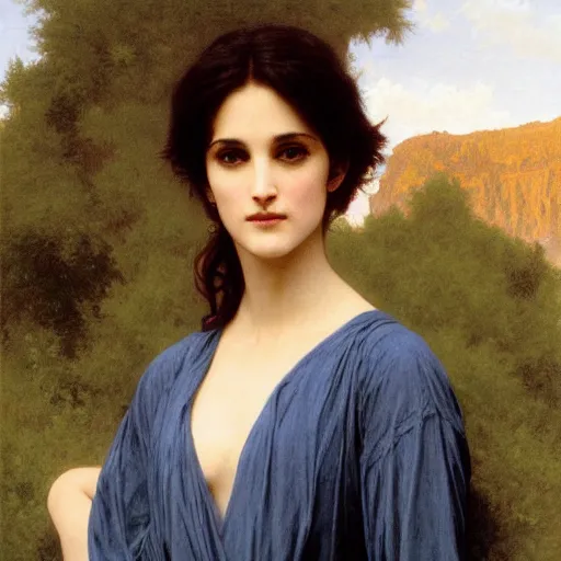 Prompt: painting of winona ryder. art by william adolphe bouguereau. during golden hour. extremely detailed. beautiful. 4 k. award - winning.