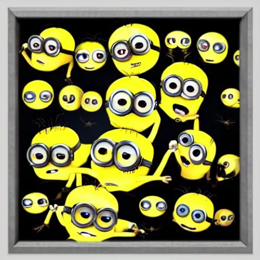 Image similar to xray of minions