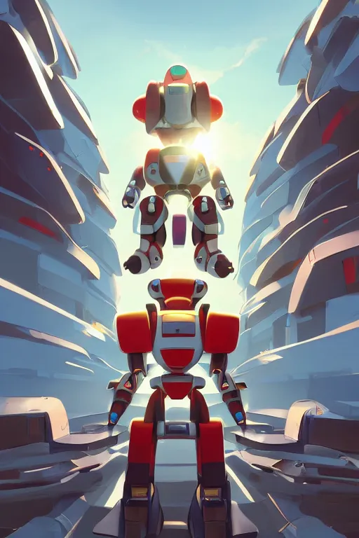 Image similar to metabots medabots medarotto medarot robot minimalist comics, behance hd by jesper ejsing, by rhads, makoto shinkai and lois van baarle, ilya kuvshinov, rossdraws global illumination ray tracing hdr radiating a glowing aura