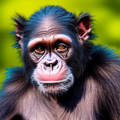 Prompt: dog chimp where the wild things are hyperrealistic high detail photo 4K