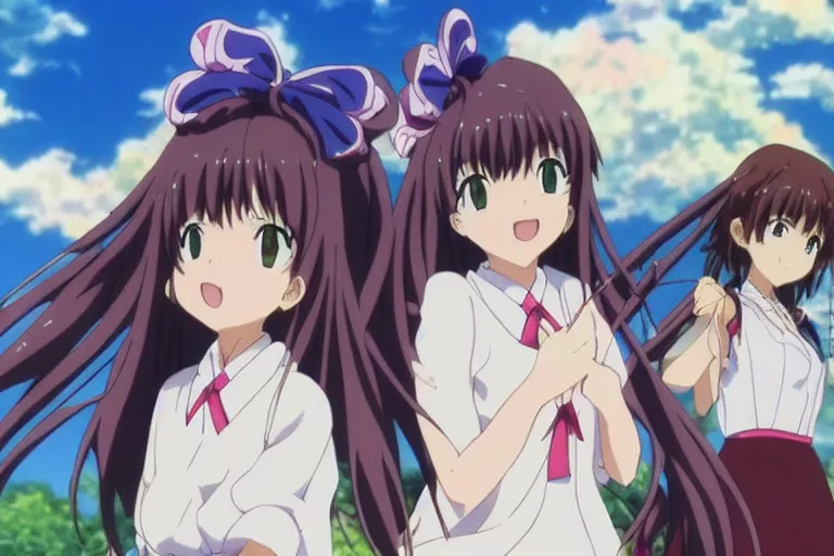 Image similar to Two Anime Pretty Women, Kyoto Animation