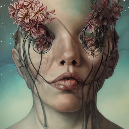 Prompt: Liminal space in outer space by Marco Mazzoni