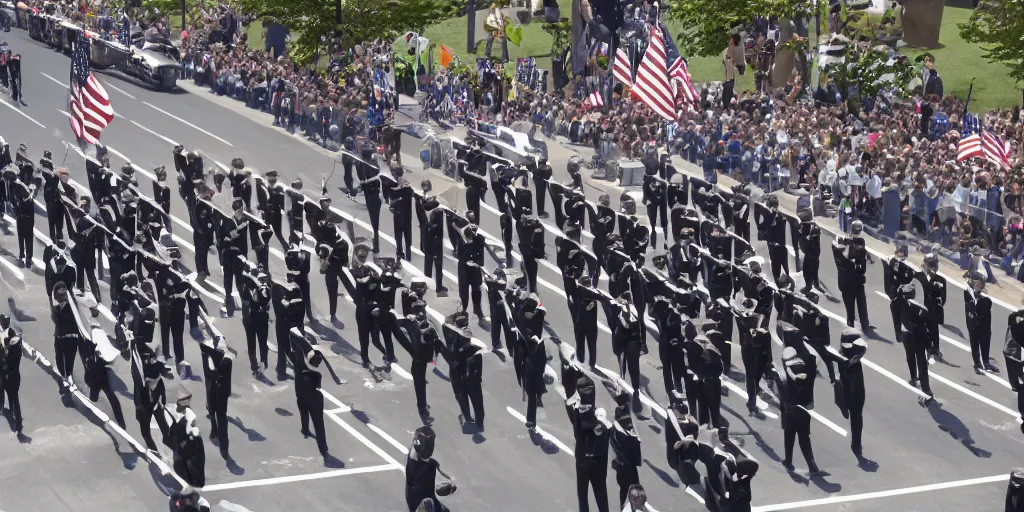 Image similar to john f kennedy parade recreated in fortnite