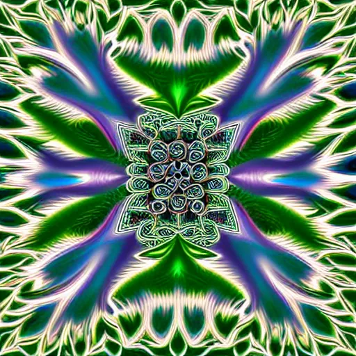 Image similar to a detailed photo of a fractal