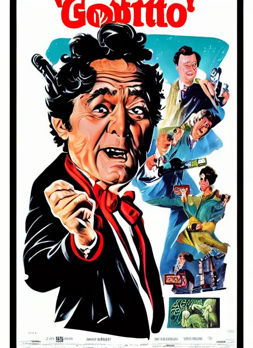 Prompt: a book with a picture of columbo from ghostbusters ( 1 9 8 4 ) on it, poster art by harvey kurtzman, behance contest winner, pop surrealism, concert poster, poster art, movie poster