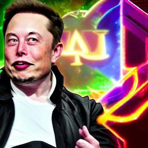 Prompt: elon musk league of legends