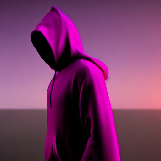 Prompt: purpur tentakel. super realistic 8 k render of a dark hooded powerful elegant, cinematic composition