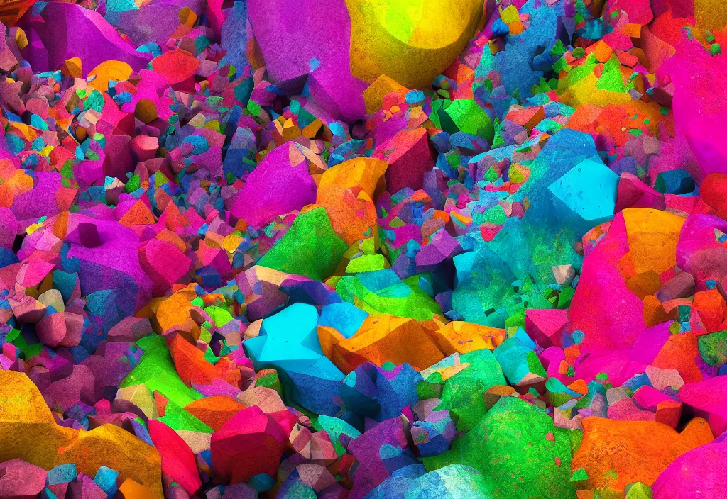 Image similar to colourful abstract geomerti art, ultra realistic, concept art, intricate details, highly detailed, photorealistic, octane render, 8 k